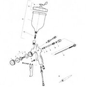 Pièces détachées pour pistolet Devilbiss FLG5