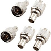 5PCS N Type Male Plug To BNC Female Jack Straight Coaxial RF Connector Quick USA Shipping