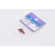 Square SAR-306R - Alu Schrauben - Senkkopf - M3x6mm - ROT (4 Stück)