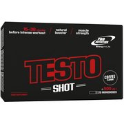 Testo Shot, cafea, 20 monodoze x 25 ml, Pro Nutrition