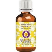 Deve Herbes tīra kaķumētras ēteriskā eļļa (Nepeta cataria), destilēta ar tvaiku 10ml (033oz)