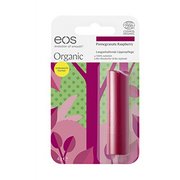 eos Organic Stick Lip Balm Pomegranate Raspberry, natürliche Lippenpflege, Beauty-Pflege für softe Lippen, fruchtiger Lip Stick, Naturkosmetik, 1 x 4
