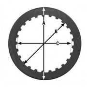 Disc de ambreiaj metal TRW MES328-8